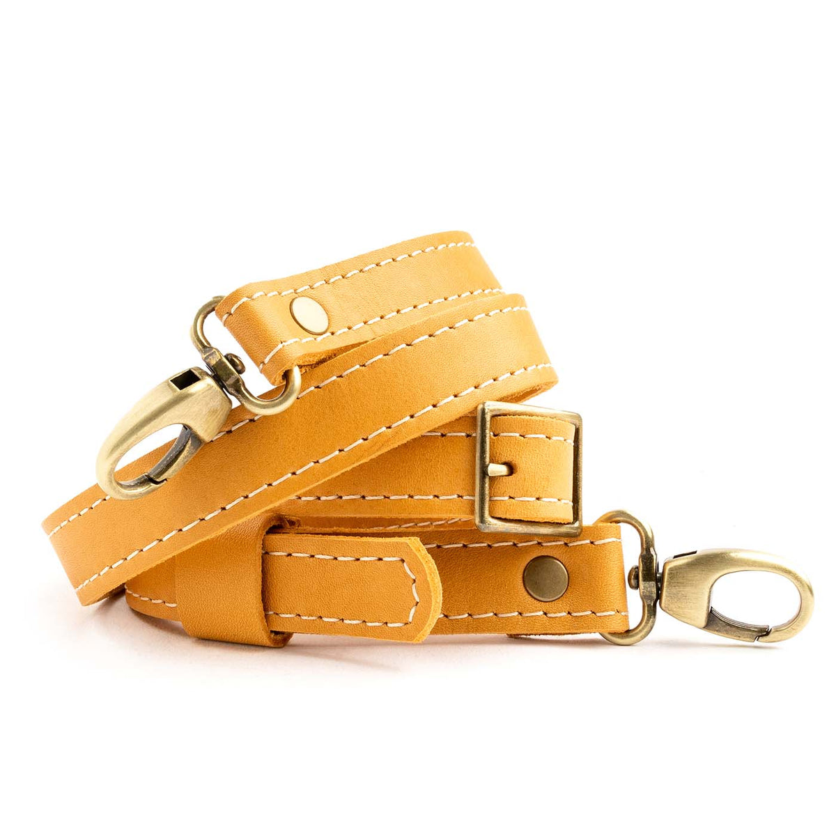 Leather Crossbody Strap - Sunflower