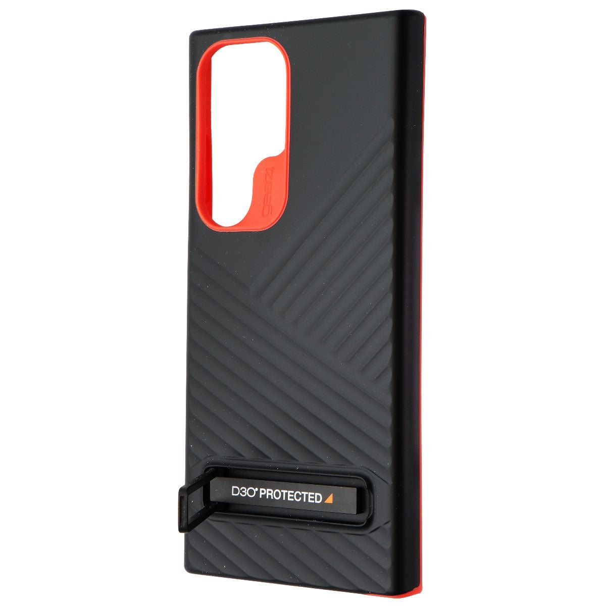 ZAGG Gear4 Battersea Kickstand Case for Samsung Galaxy S23 Ultra - Black/Red - New