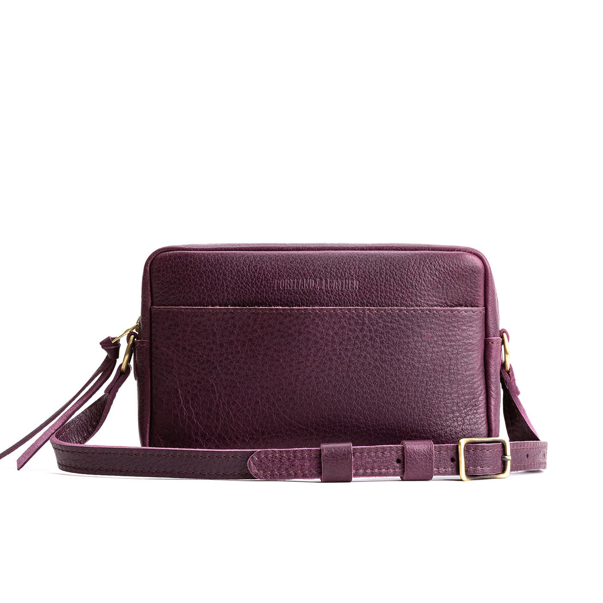 'Almost Perfect' Camera Bag Purse - Plum / Large