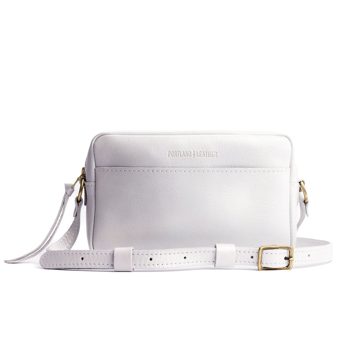 'Almost Perfect' Camera Bag Purse - Pearl