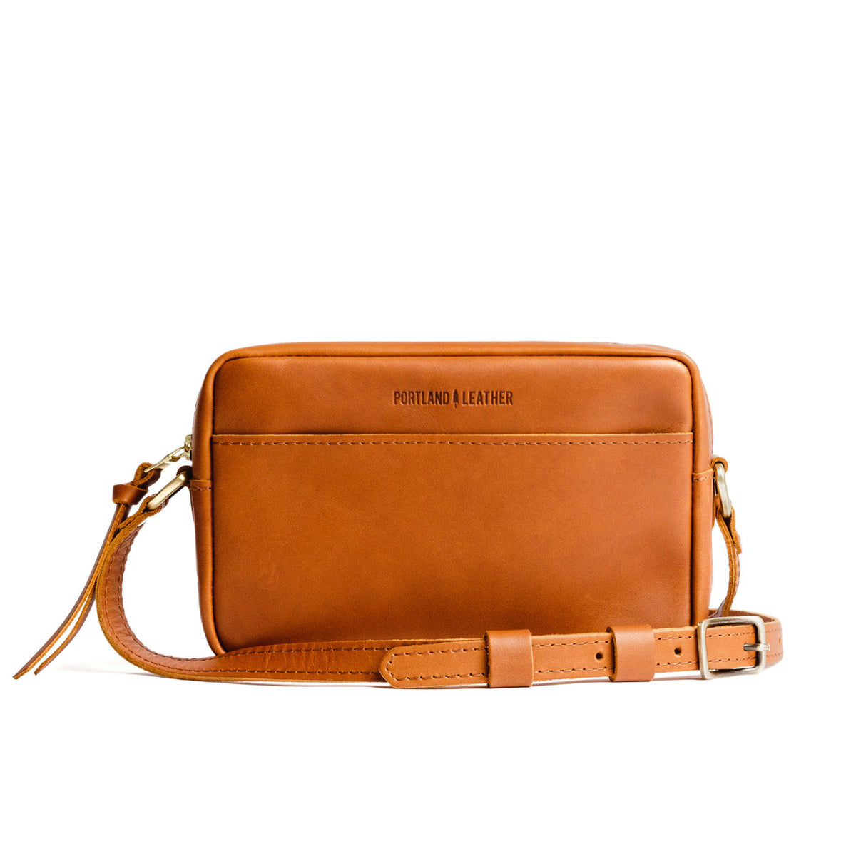 'Almost Perfect' Camera Bag Purse - Honey / Large
