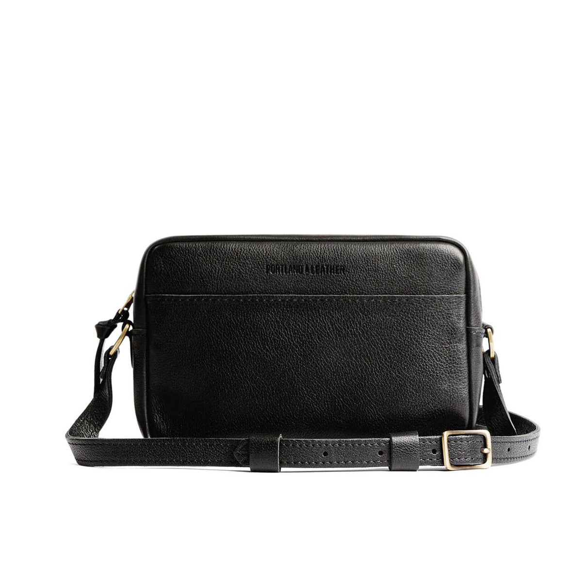 'Almost Perfect' Camera Bag Purse - Pebbled--black / Large