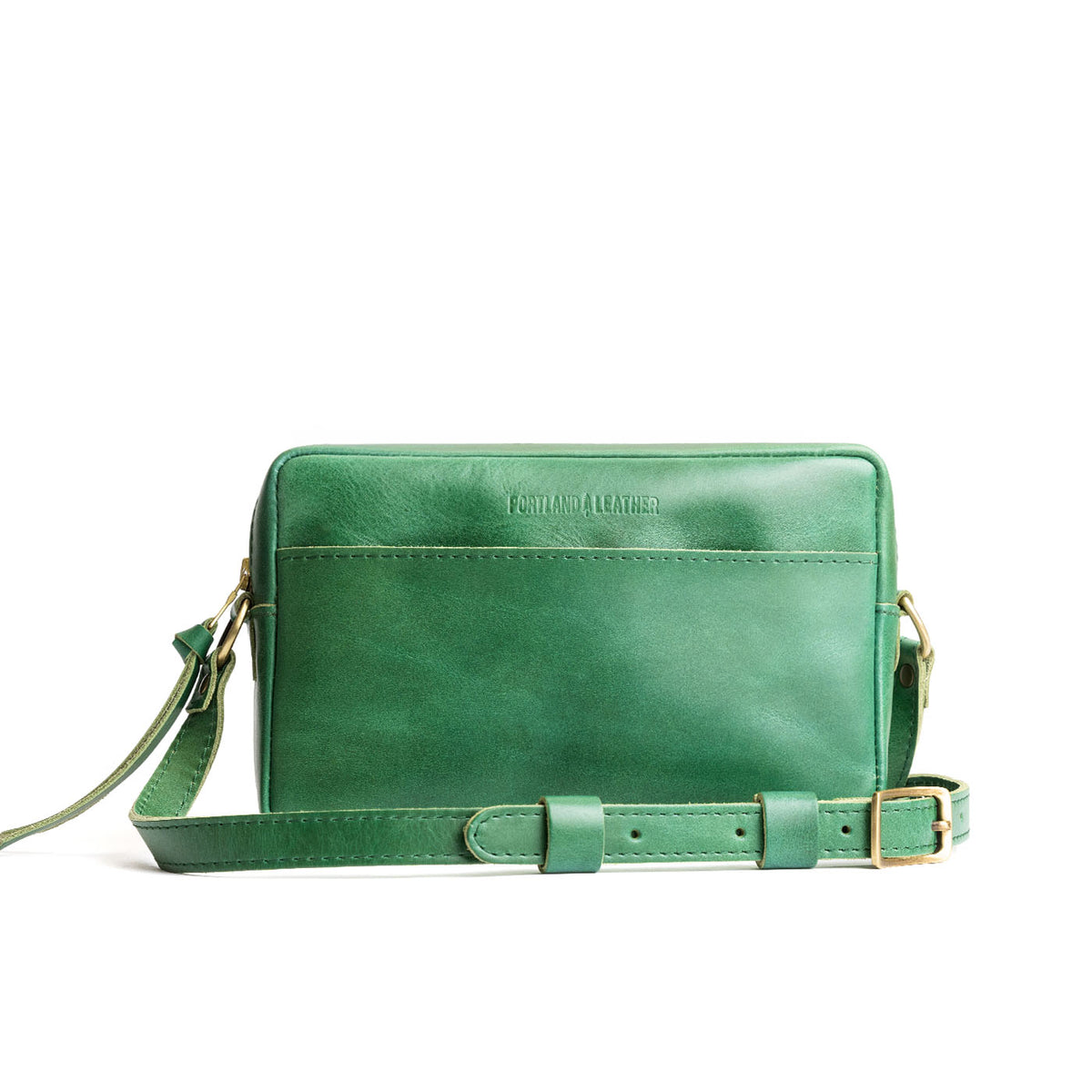 'Almost Perfect' Camera Bag Purse - Cowboy Mint / Large