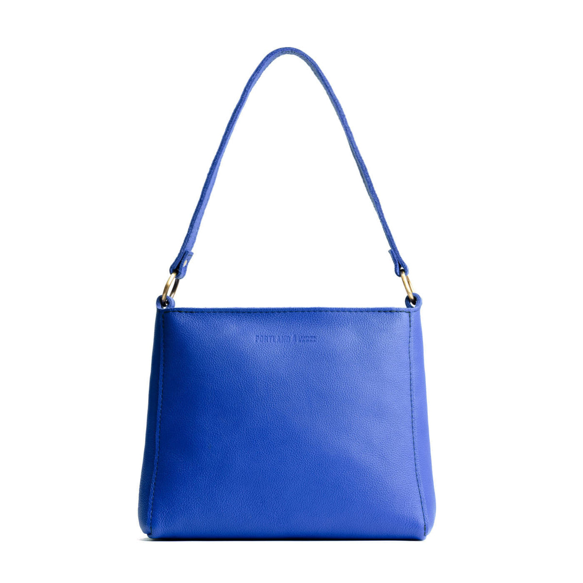 'Almost Perfect' Triangle Shoulder Bag - Astro Blue
