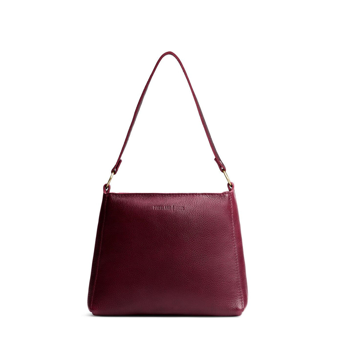 Triangle Shoulder Bag - Cabernet / Small