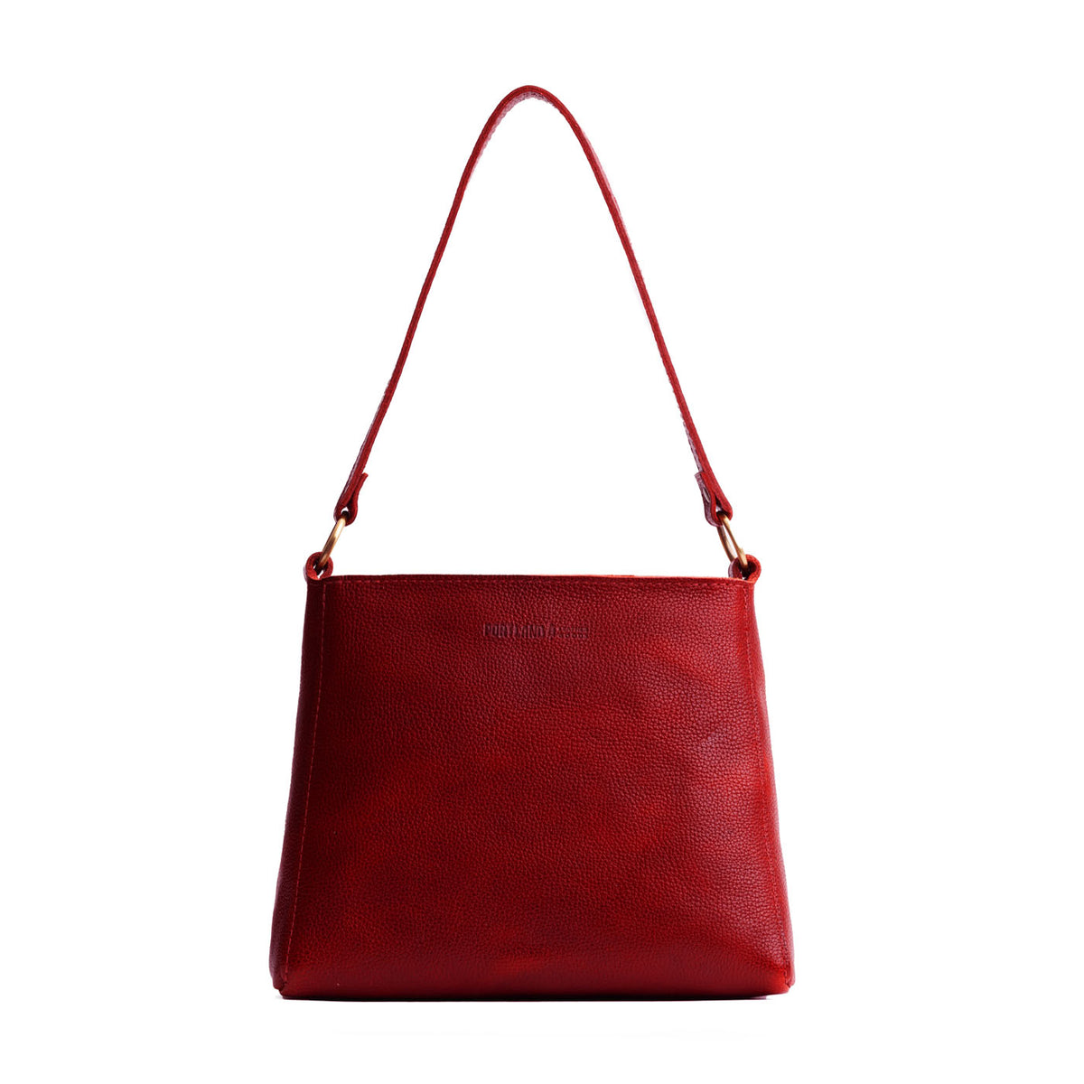 Triangle Shoulder Bag - Chili Red