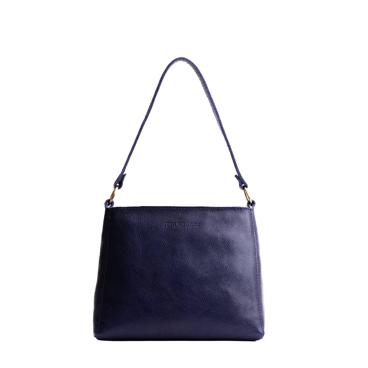 'Almost Perfect' Triangle Shoulder Bag - Cobalt / Small