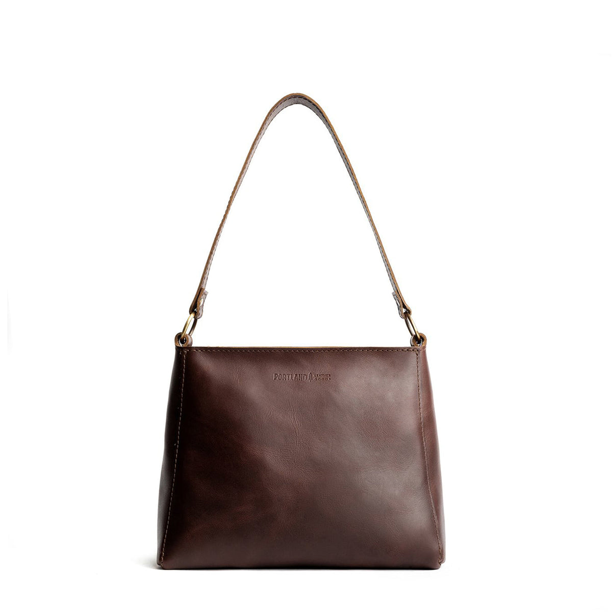 'Almost Perfect' Triangle Shoulder Bag - Grizzly / Small