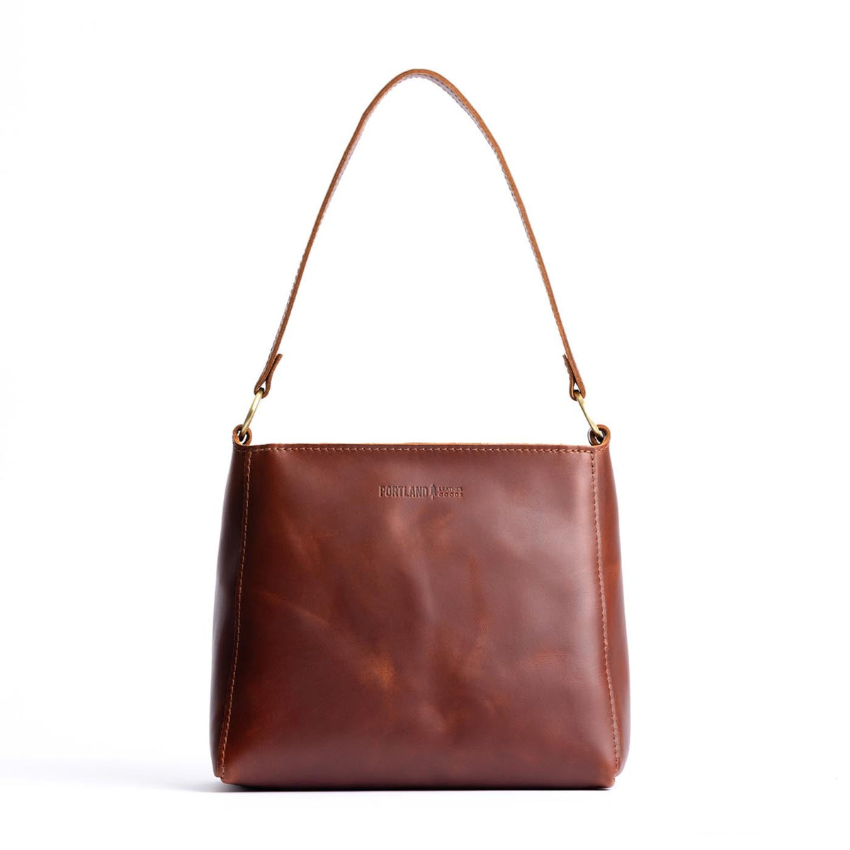 'Almost Perfect' Triangle Shoulder Bag - Hickory