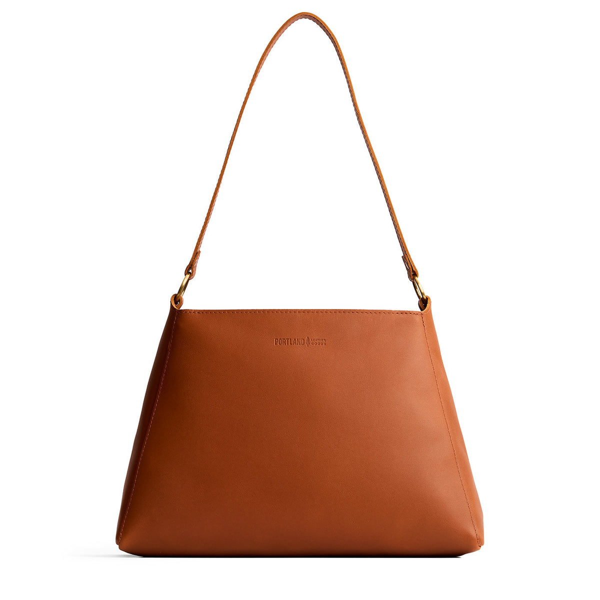 Triangle Shoulder Bag - Honey / Large