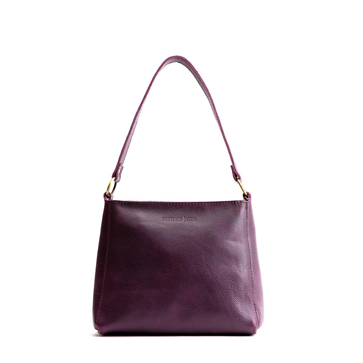 Triangle Shoulder Bag - Plum / Small