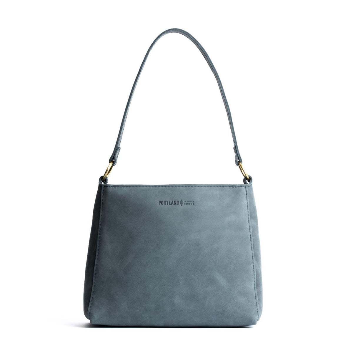 'Almost Perfect' Triangle Shoulder Bag - Storm
