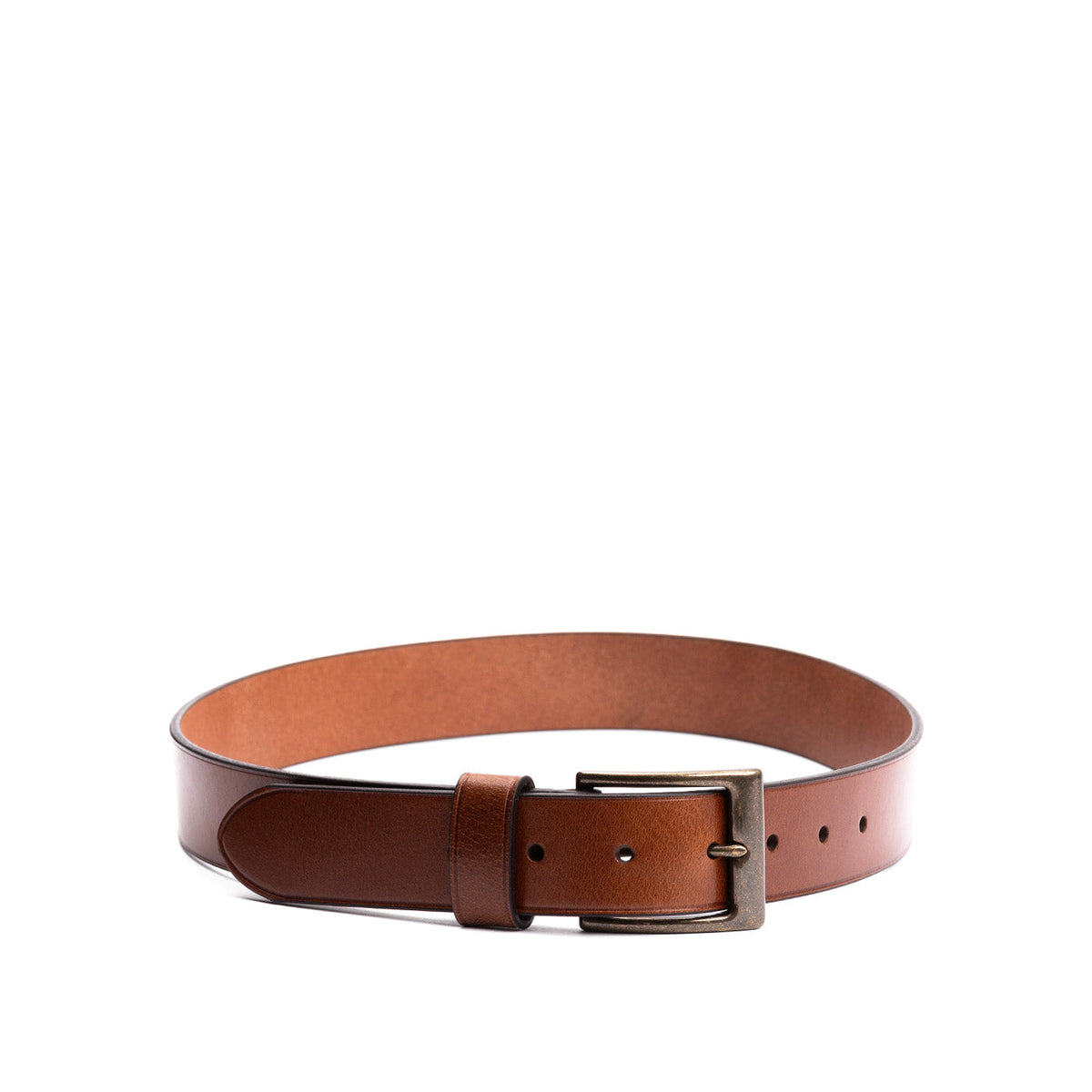 Men's True North Leather Belt - Amber