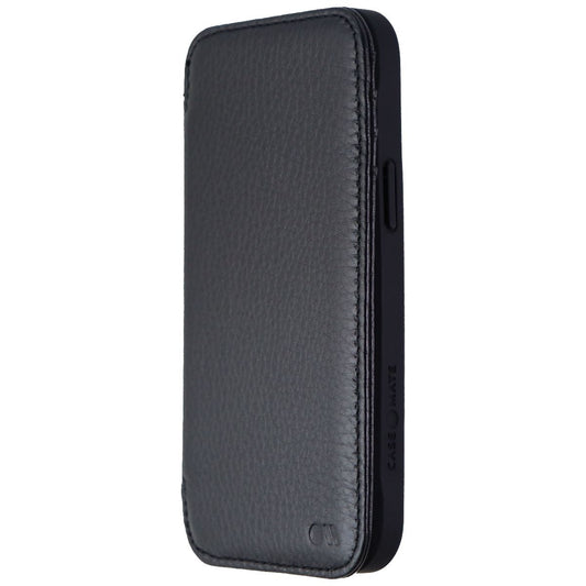 Case-Mate Tough Wallet Folio Case for Apple iPhone 12 Mini - Black Leather - New