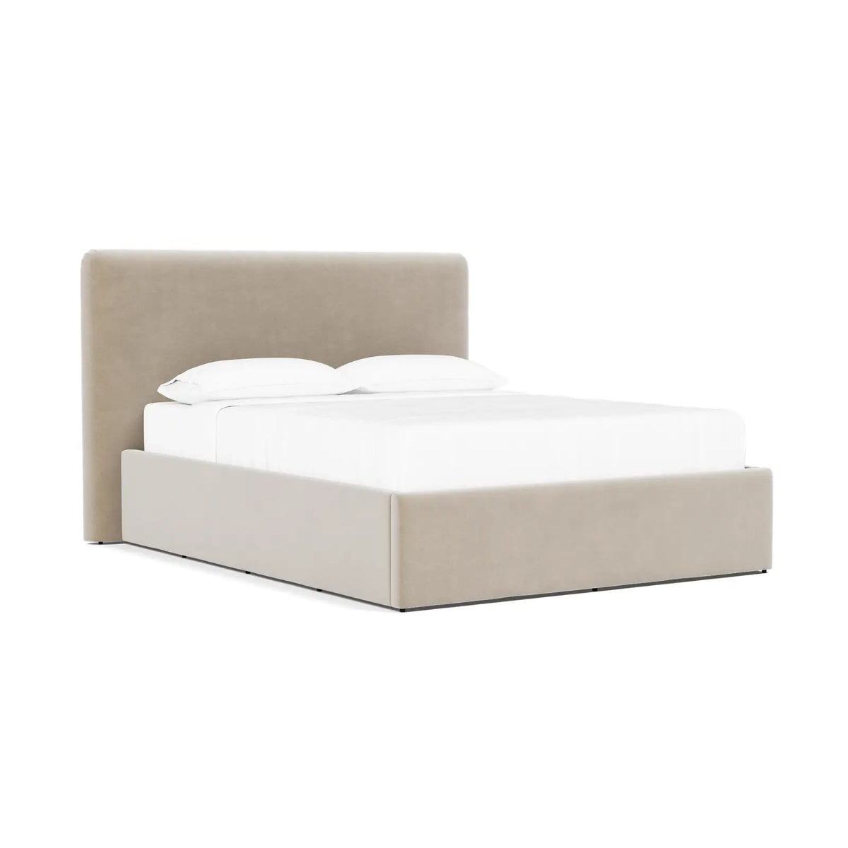 Alpine Bed - Medium Headboard - Pumice