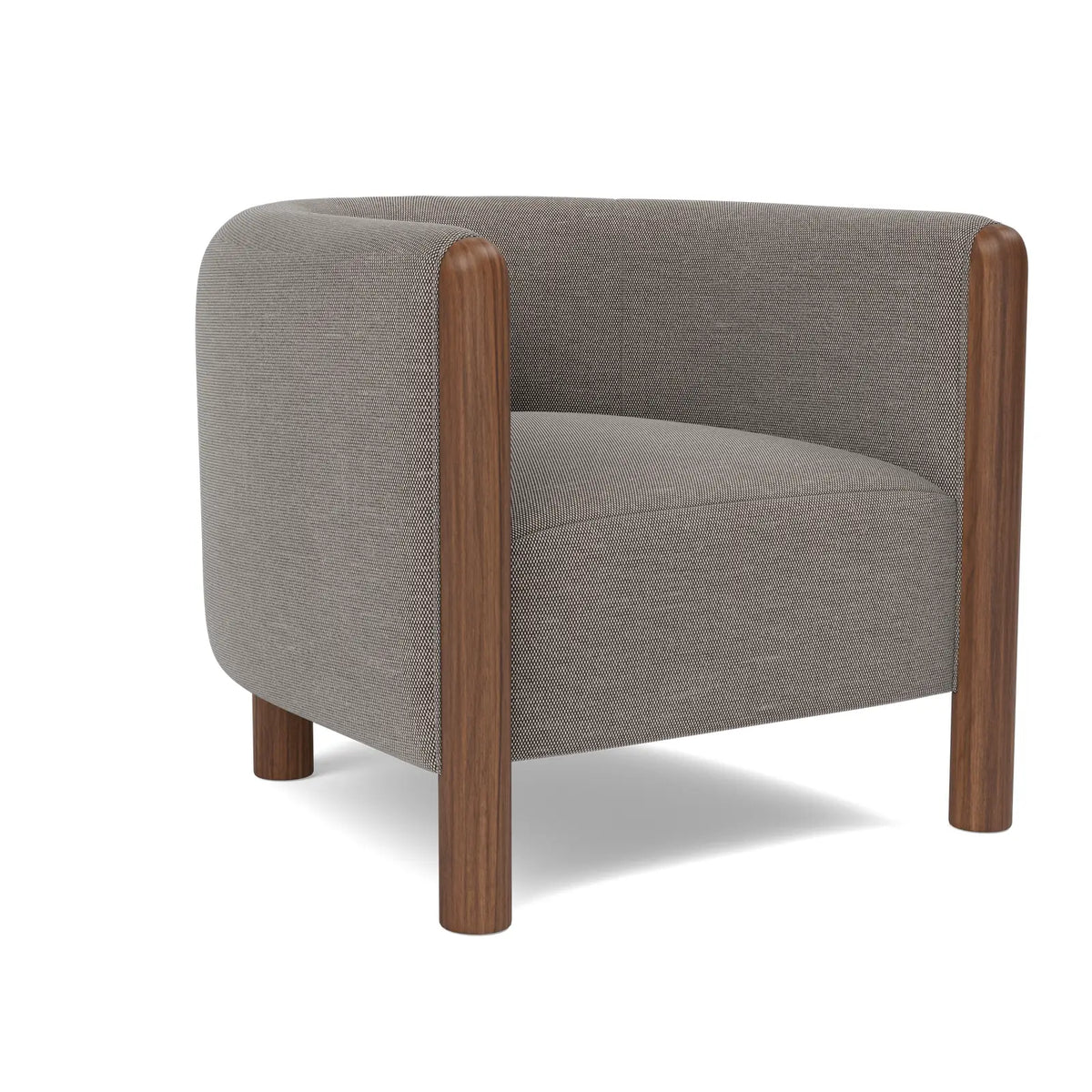 Laurel Armchair - Bark / Walnut