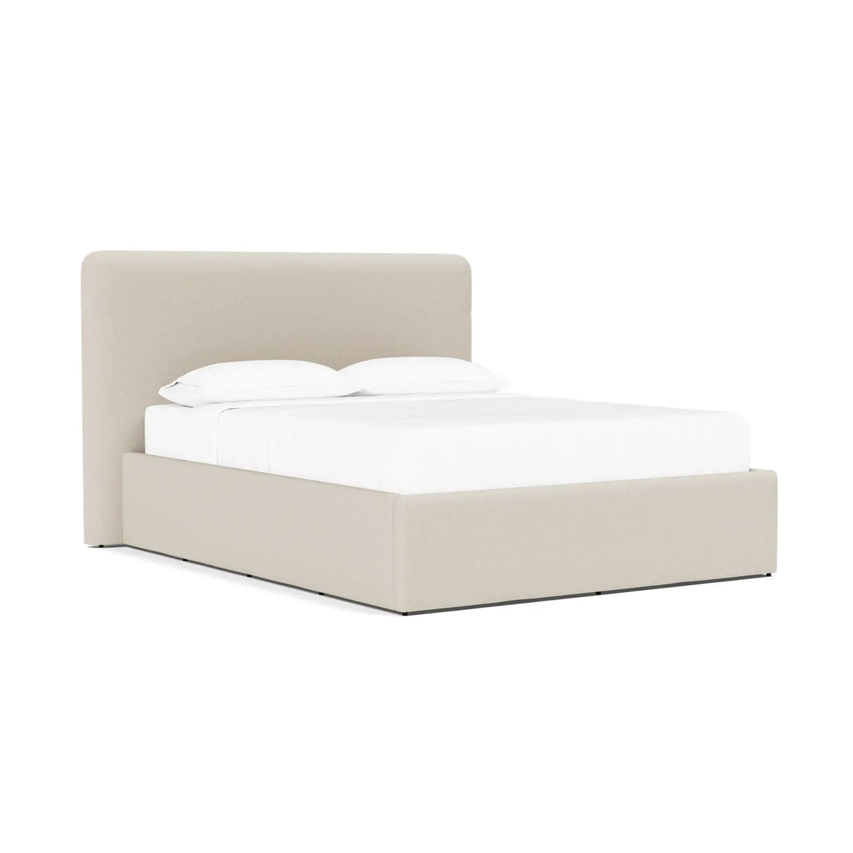 Alpine Bed - Medium Headboard - Pebble