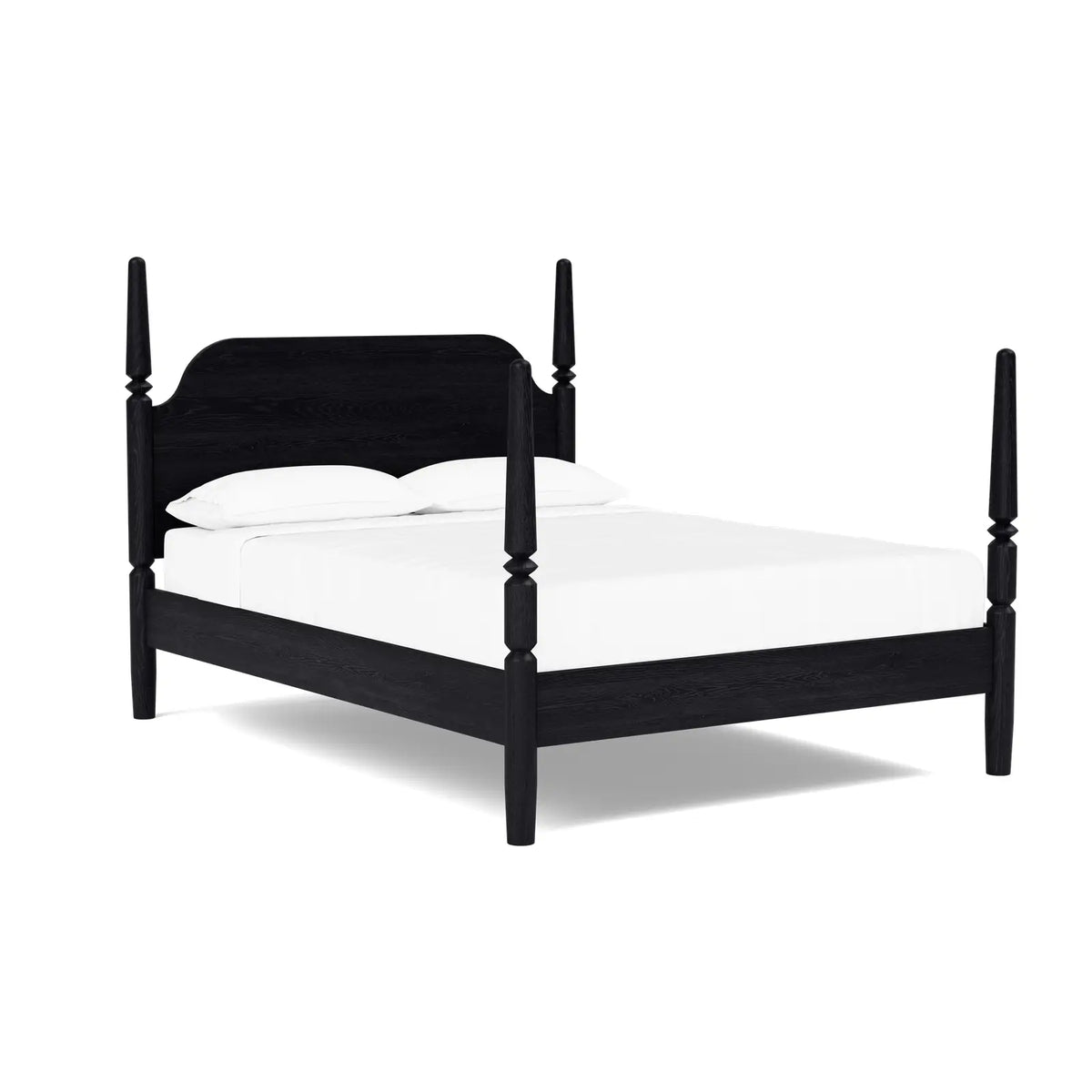 Potomac Four Poster Bed - Black Ash