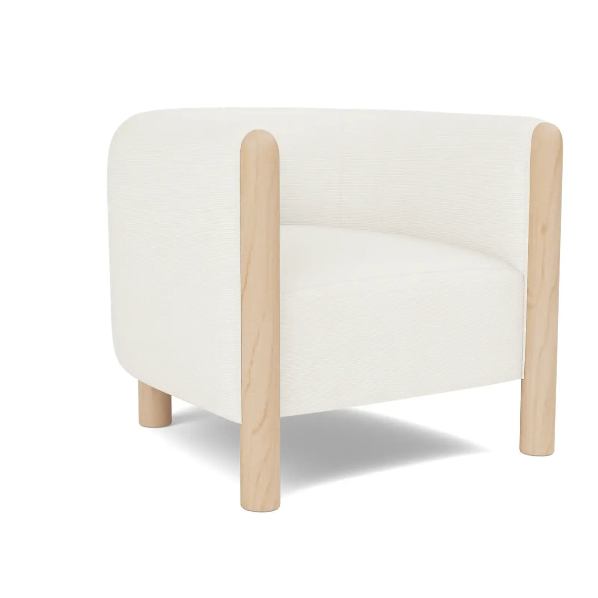 Laurel Armchair - Chalk / Maple