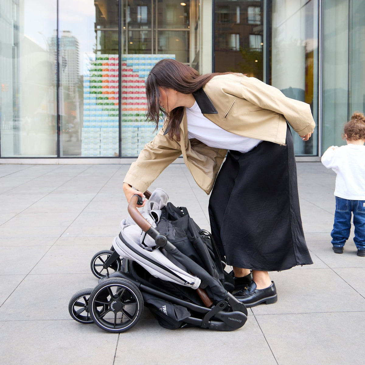 Valco Trend Duo Sport SE Stroller - Steel Grey - Image 3