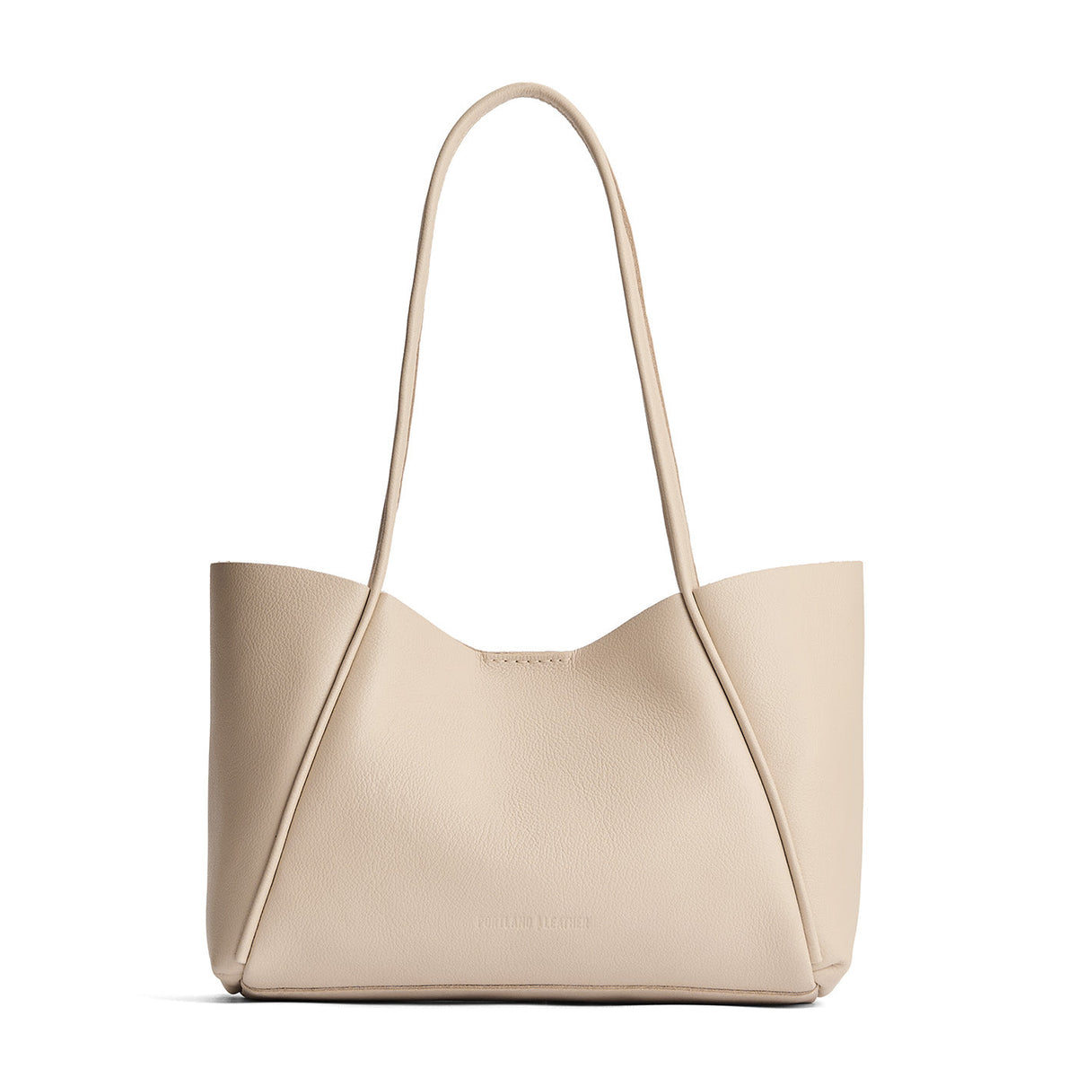 Verona Tote - Pebbled Bone / Medium