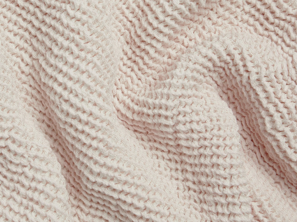 Waffle Baby Blanket (Blush) - Image 3