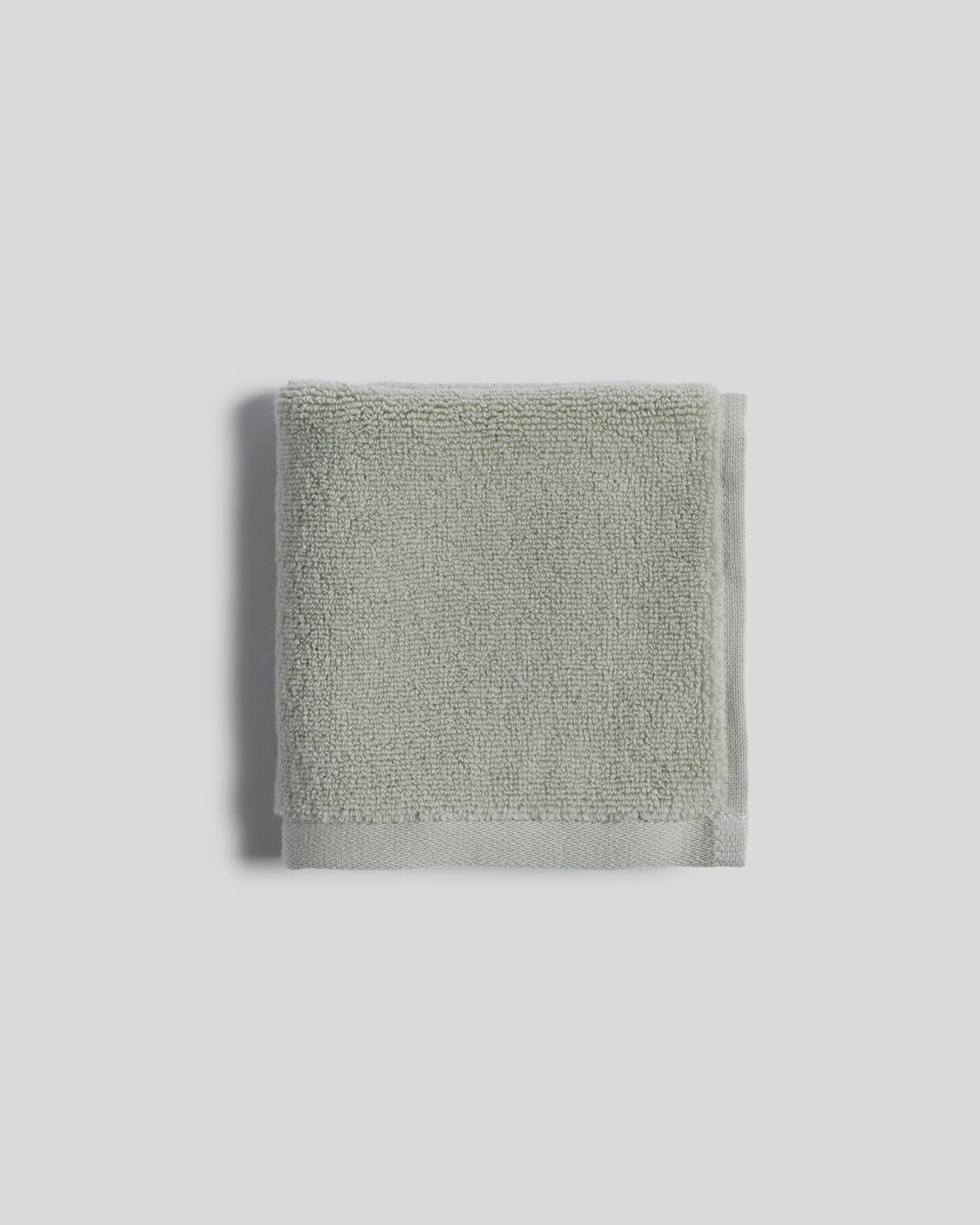 Organic Plush Towels (Sage) - Washcloth
