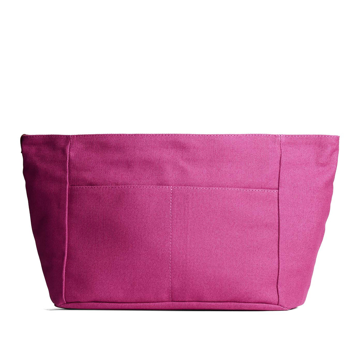Canvas Purse Organizer - Dragonfruit / Zipper / Large