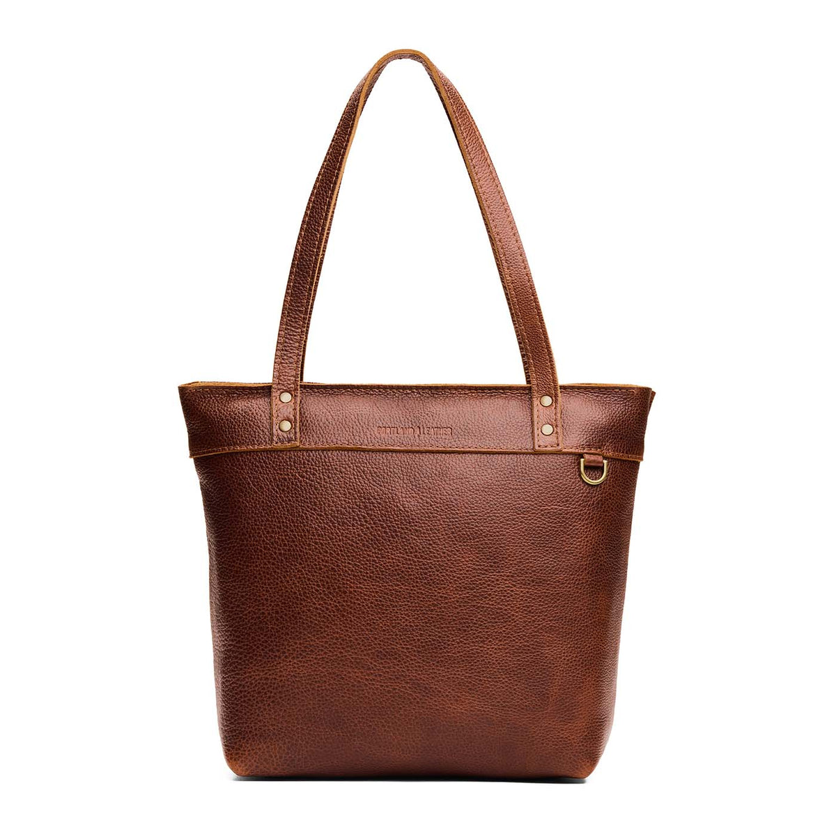 'Almost Perfect' Montana Tote - Nutmeg / Medium / Zipper